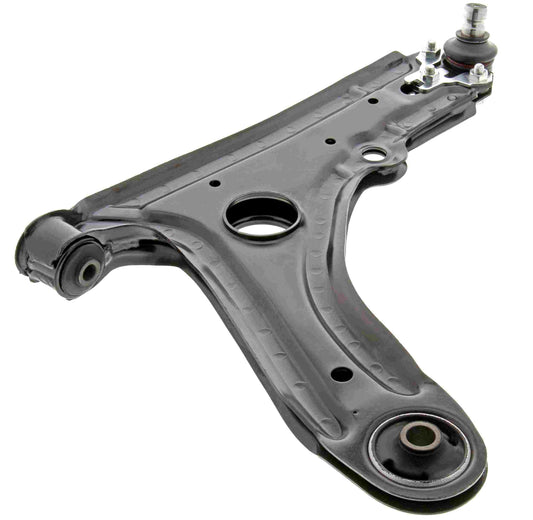 Angle View of Front Right Suspension Control Arm and Ball Joint Assembly MEVOTECH CMS701126