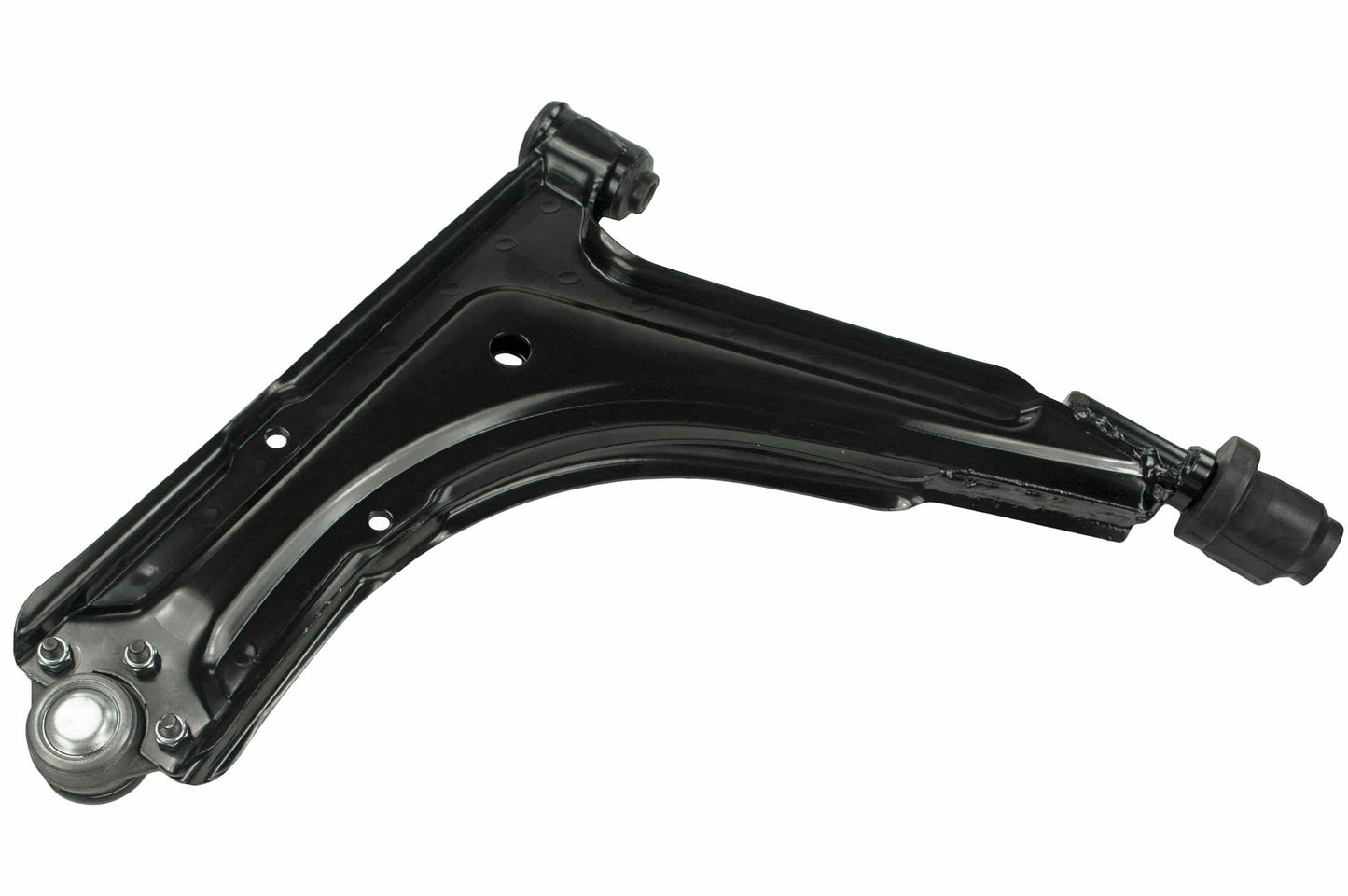 Back View of Front Left Suspension Control Arm and Ball Joint Assembly MEVOTECH CMS70114