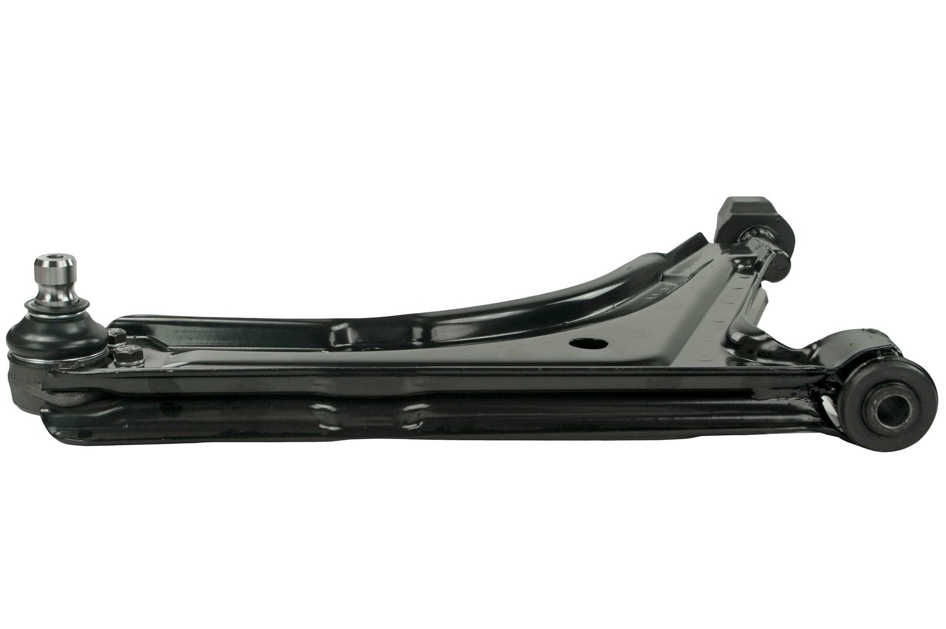 Side View of Front Left Suspension Control Arm and Ball Joint Assembly MEVOTECH CMS70114