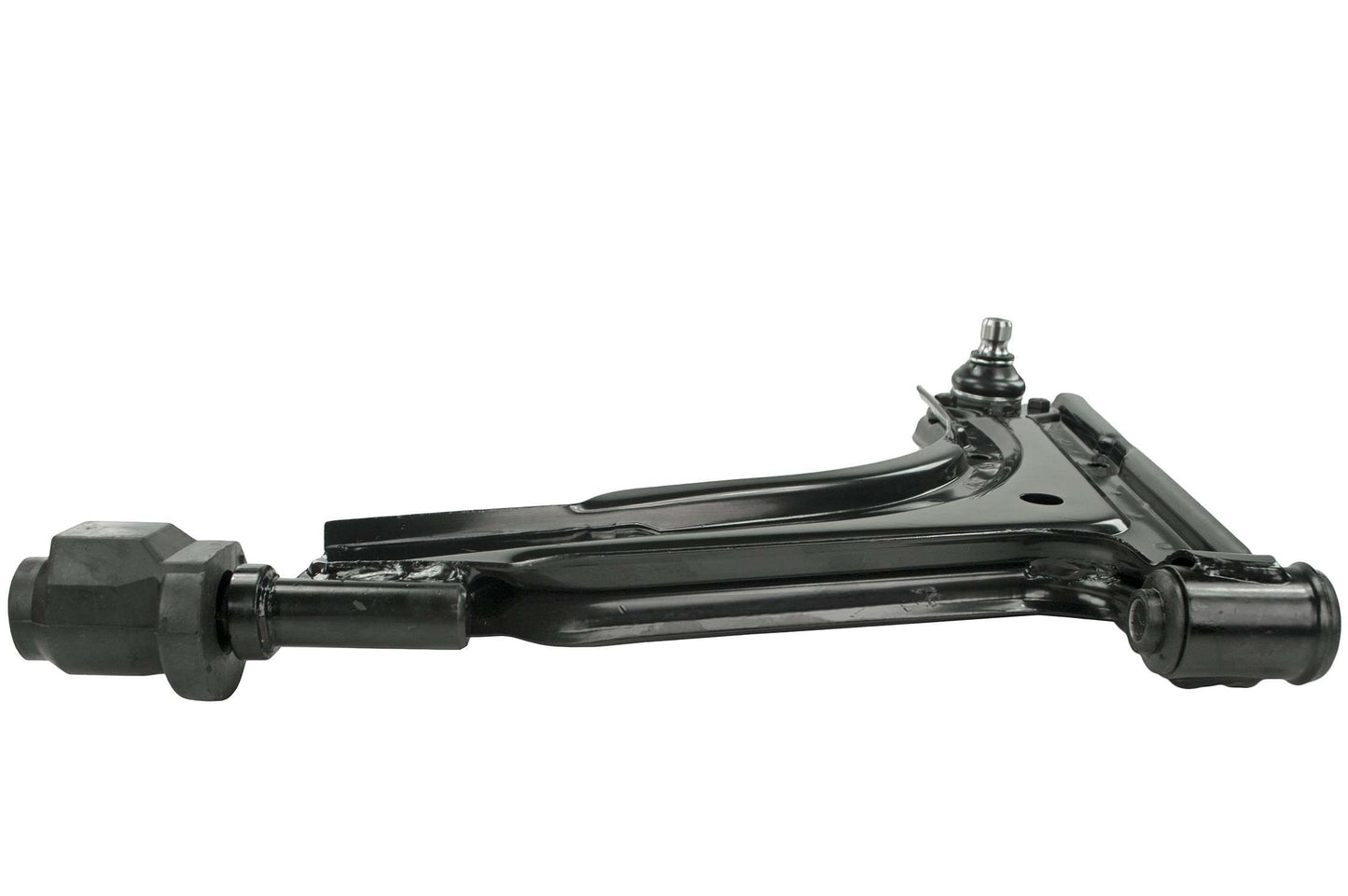 Angle View of Front Right Suspension Control Arm and Ball Joint Assembly MEVOTECH CMS70115