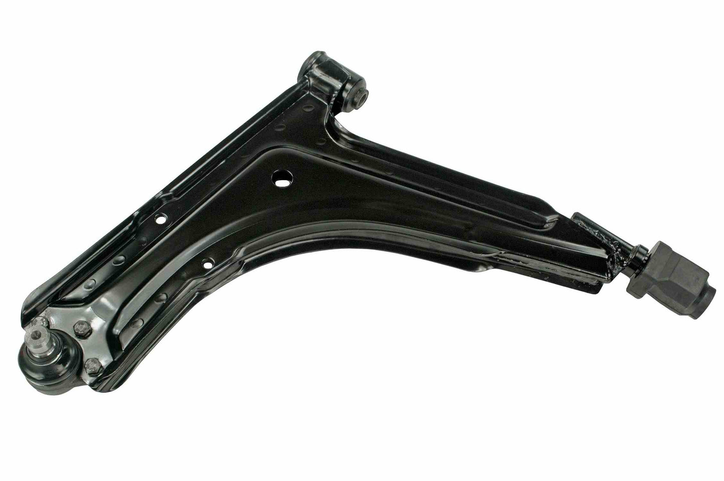 Front View of Front Right Suspension Control Arm and Ball Joint Assembly MEVOTECH CMS70115