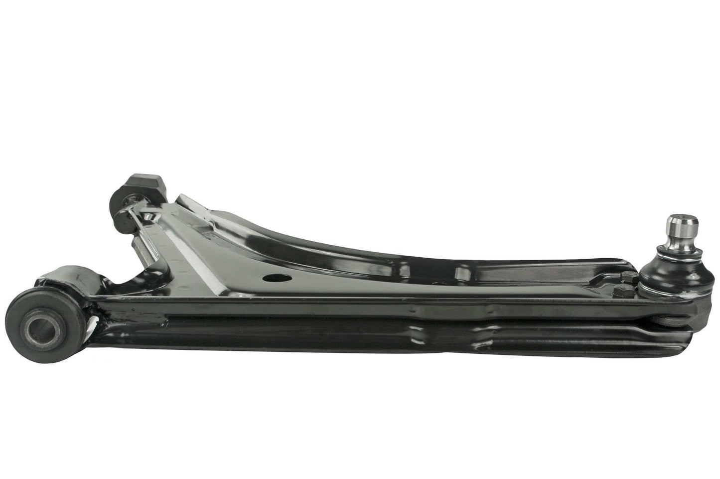 Side View of Front Right Suspension Control Arm and Ball Joint Assembly MEVOTECH CMS70115