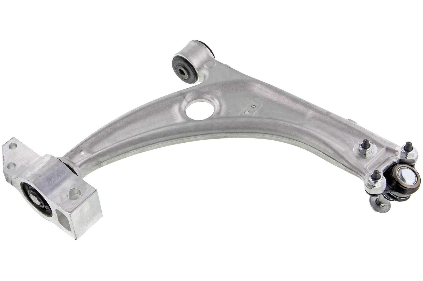 Back View of Front Left Suspension Control Arm and Ball Joint Assembly MEVOTECH CMS70121