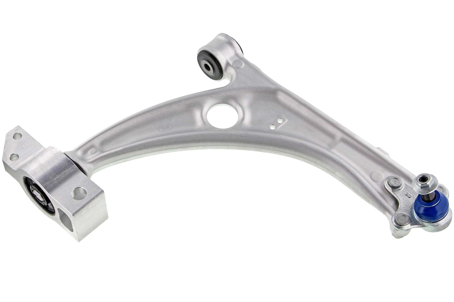 Front View of Front Right Suspension Control Arm and Ball Joint Assembly MEVOTECH CMS70122