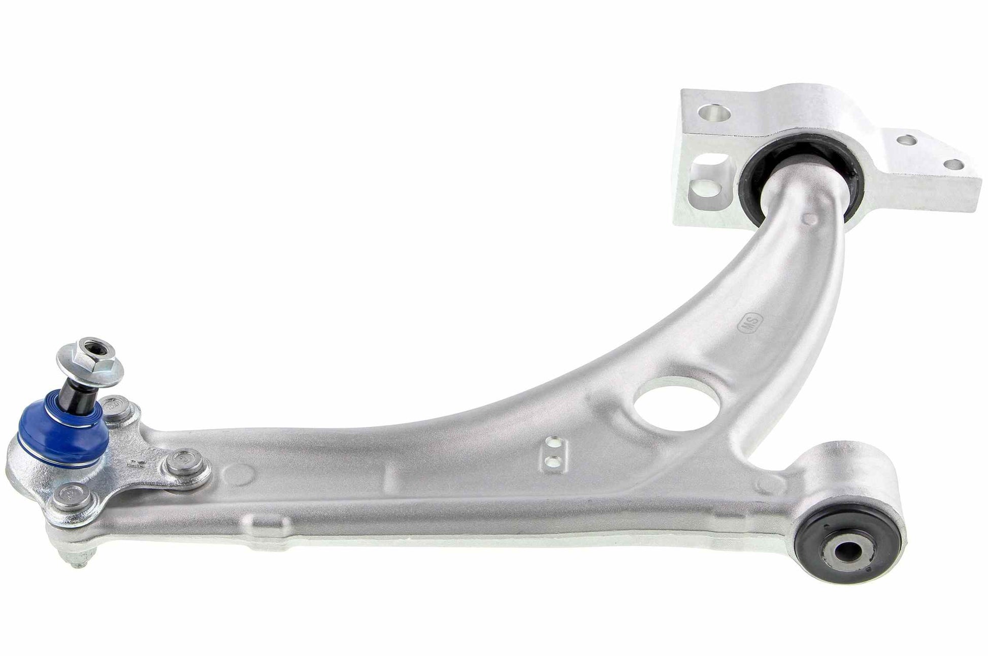 Side View of Front Right Suspension Control Arm and Ball Joint Assembly MEVOTECH CMS70122