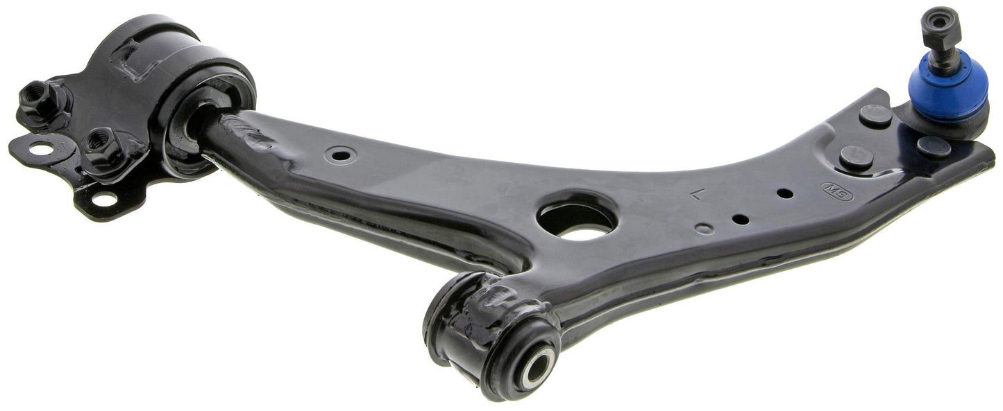 Side View of Front Left Suspension Control Arm and Ball Joint Assembly MEVOTECH CMS70162