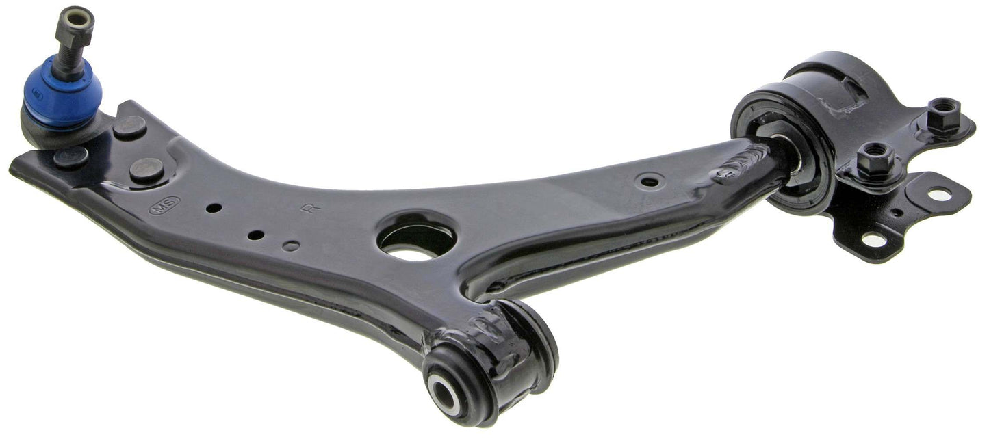 Side View of Front Right Suspension Control Arm and Ball Joint Assembly MEVOTECH CMS70163