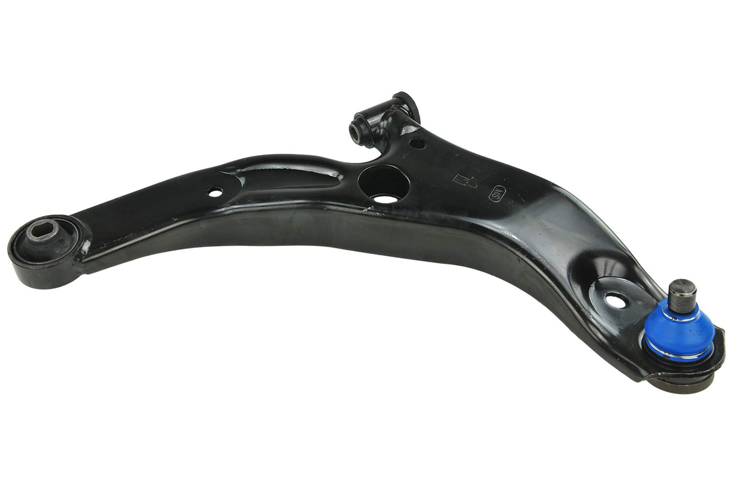 Front View of Front Right Suspension Control Arm and Ball Joint Assembly MEVOTECH CMS76101