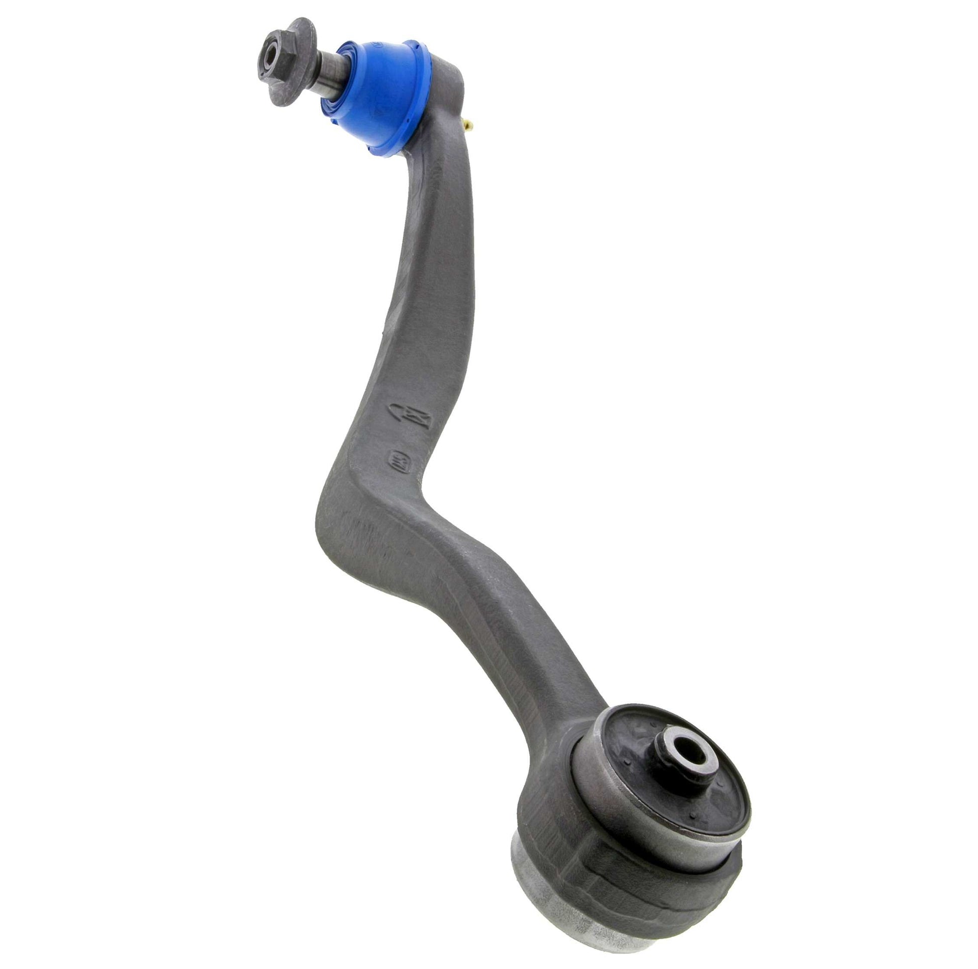 Angle View of Front Rear Left Suspension Control Arm and Ball Joint Assembly MEVOTECH CMS76105