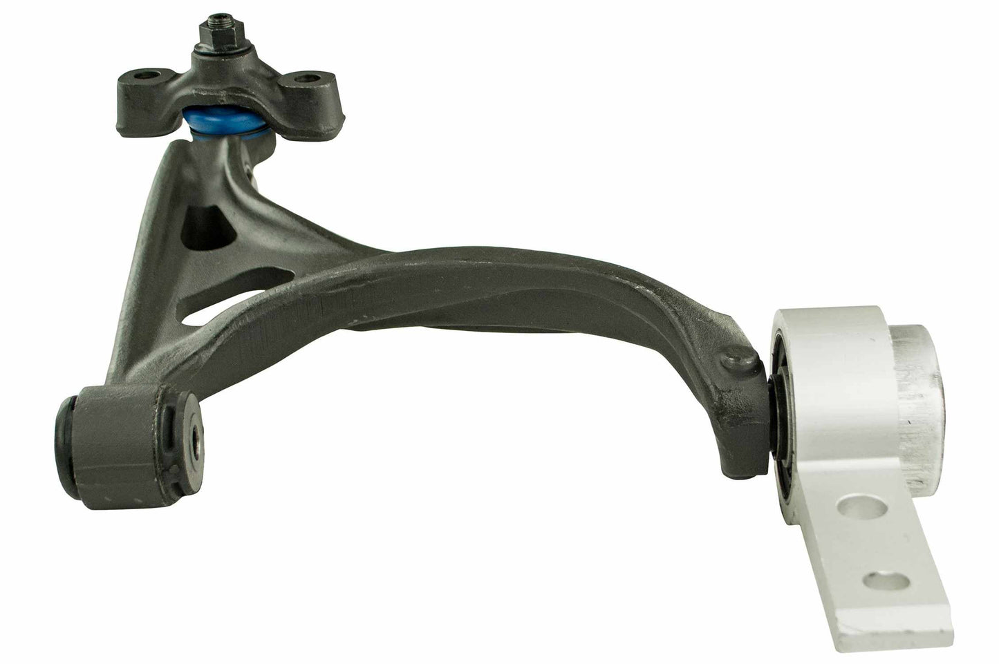 Angle View of Front Left Suspension Control Arm and Ball Joint Assembly MEVOTECH CMS761171