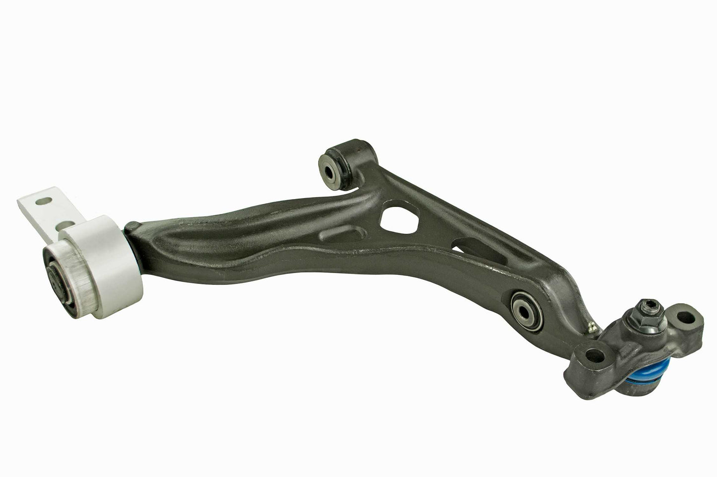 Front View of Front Left Suspension Control Arm and Ball Joint Assembly MEVOTECH CMS761171