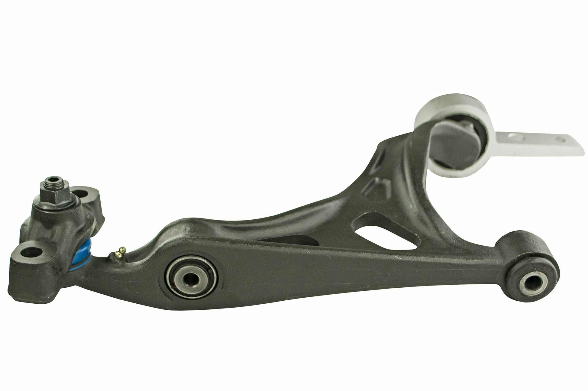 Side View of Front Left Suspension Control Arm and Ball Joint Assembly MEVOTECH CMS761171