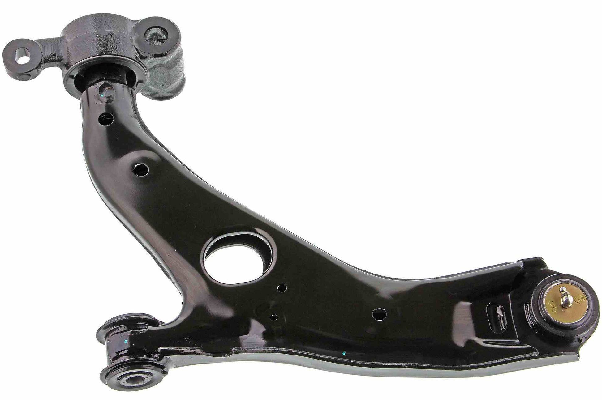 Back View of Front Right Suspension Control Arm and Ball Joint Assembly MEVOTECH CMS761184