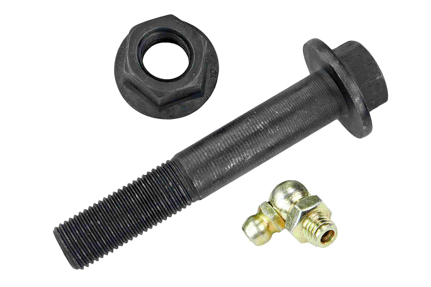 Hardware View of Front Right Suspension Control Arm and Ball Joint Assembly MEVOTECH CMS761184