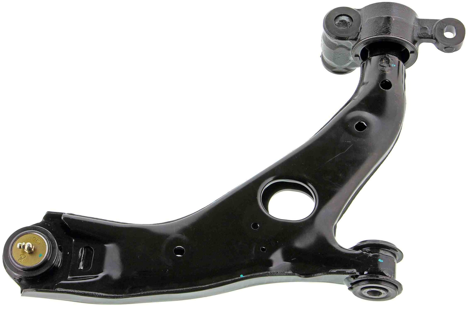 Back View of Front Left Suspension Control Arm and Ball Joint Assembly MEVOTECH CMS761185