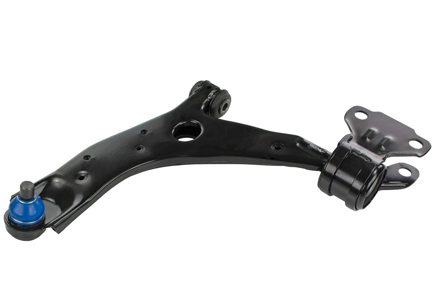 Front View of Front Left Suspension Control Arm and Ball Joint Assembly MEVOTECH CMS76151