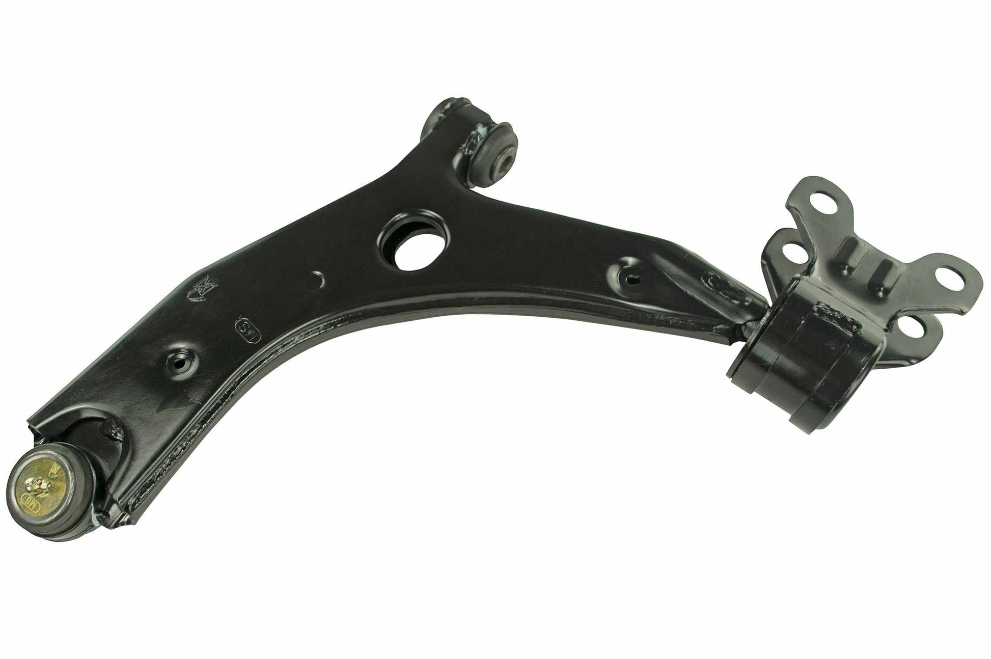 Back View of Front Right Suspension Control Arm and Ball Joint Assembly MEVOTECH CMS76152