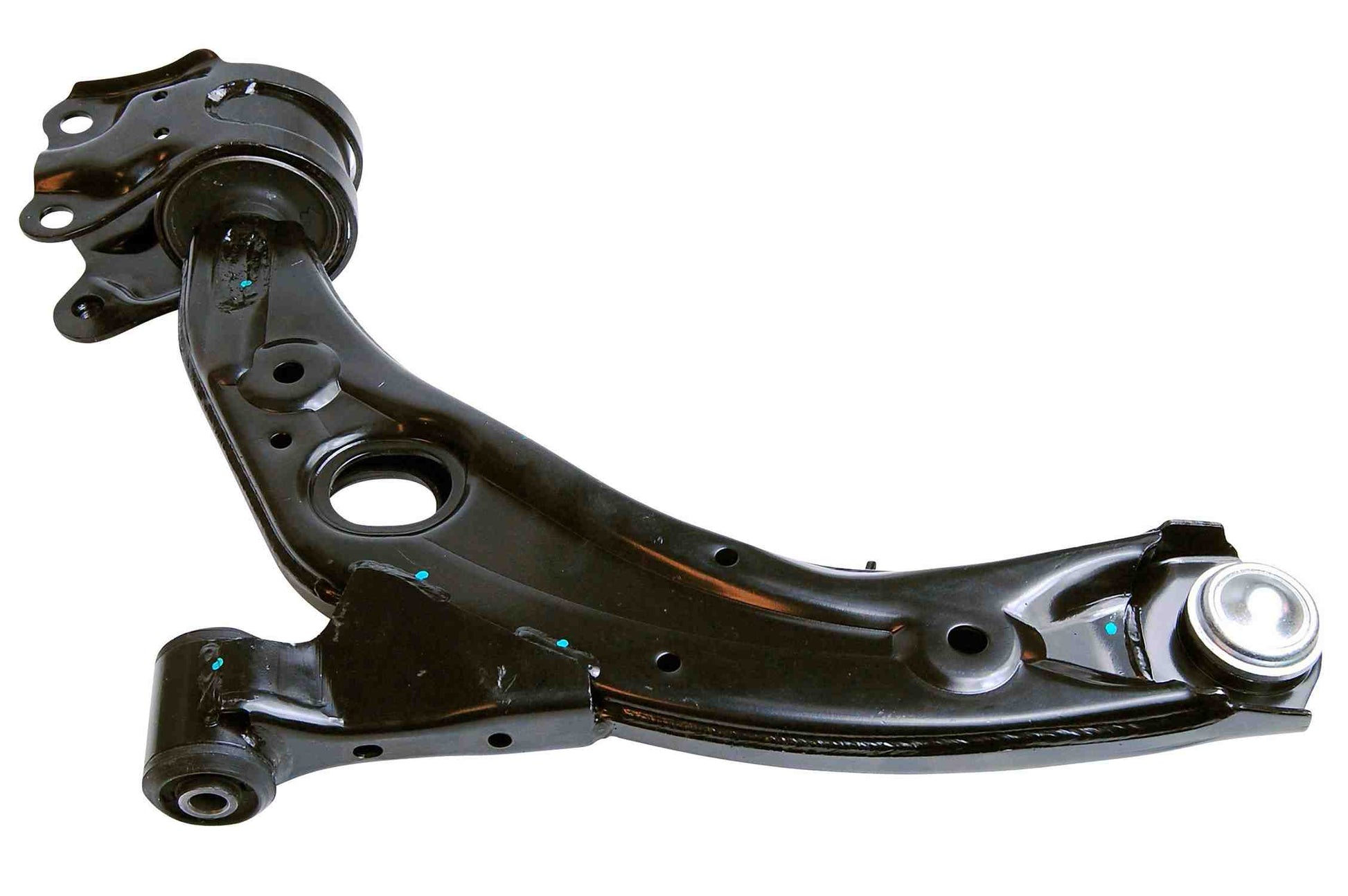 Back View of Front Right Suspension Control Arm and Ball Joint Assembly MEVOTECH CMS76169