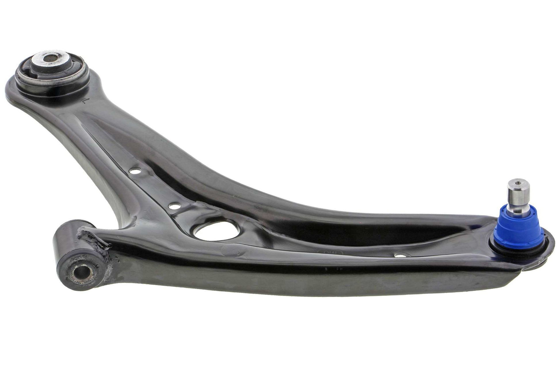 Side View of Front Left Suspension Control Arm and Ball Joint Assembly MEVOTECH CMS76179