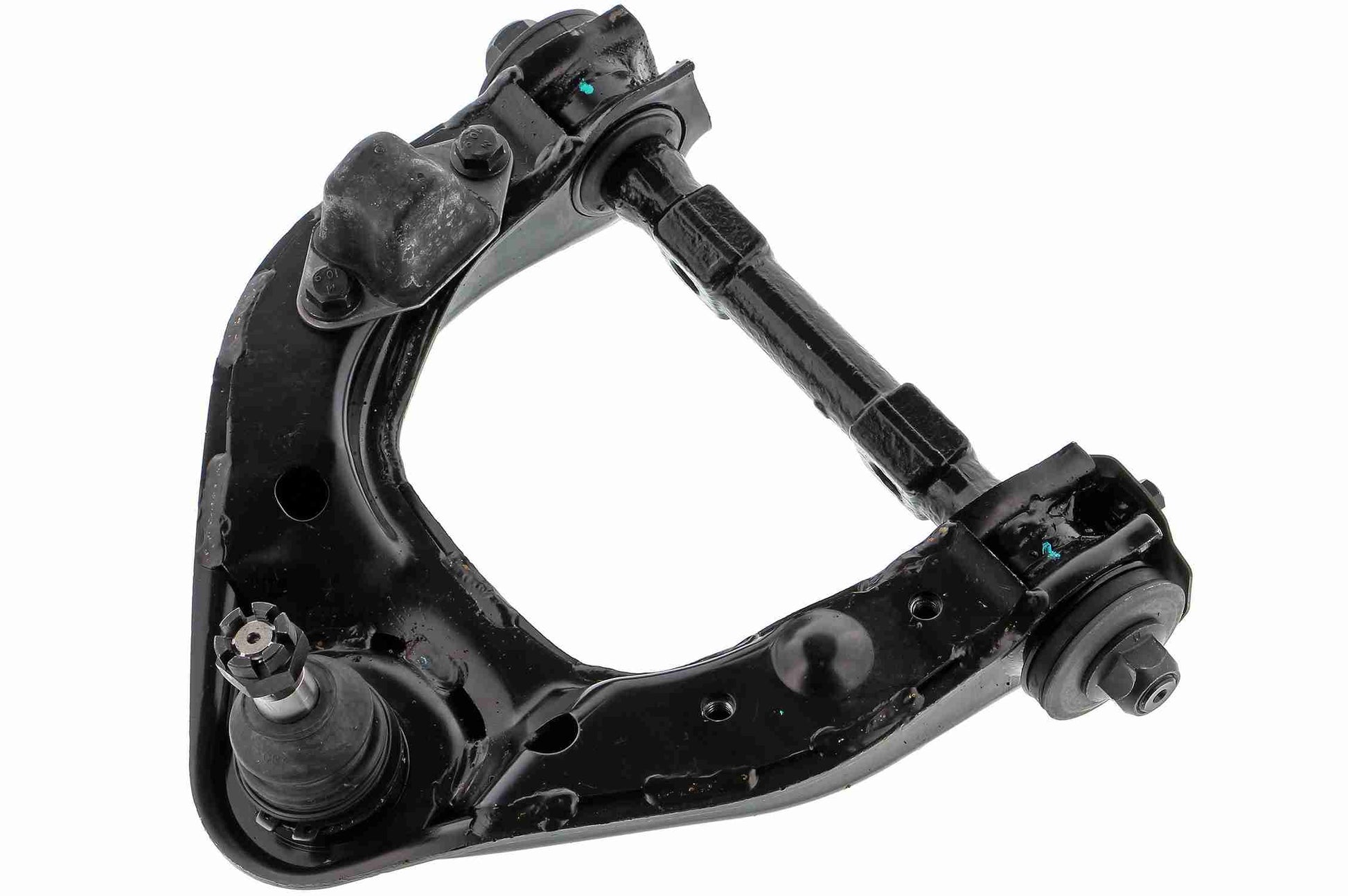 Front View of Front Upper Right Suspension Control Arm and Ball Joint Assembly MEVOTECH CMS801005