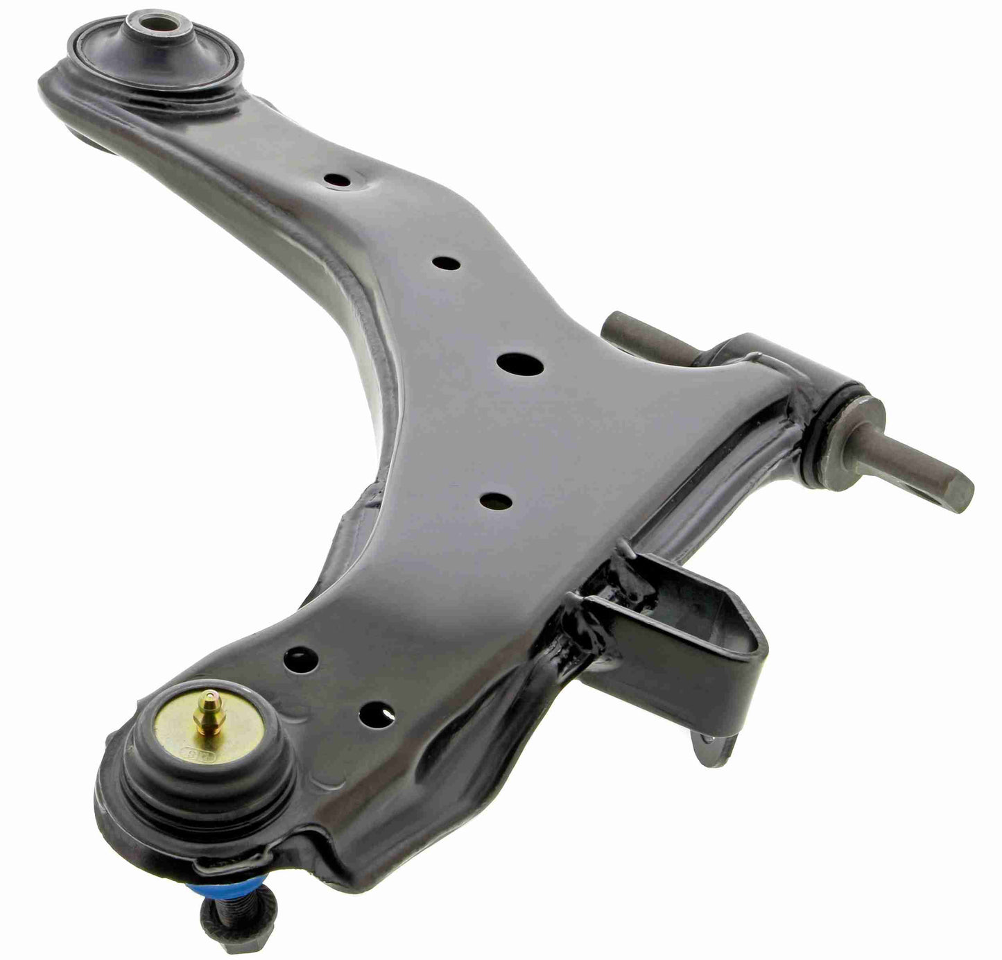 Back View of Front Left Suspension Control Arm and Ball Joint Assembly MEVOTECH CMS80100