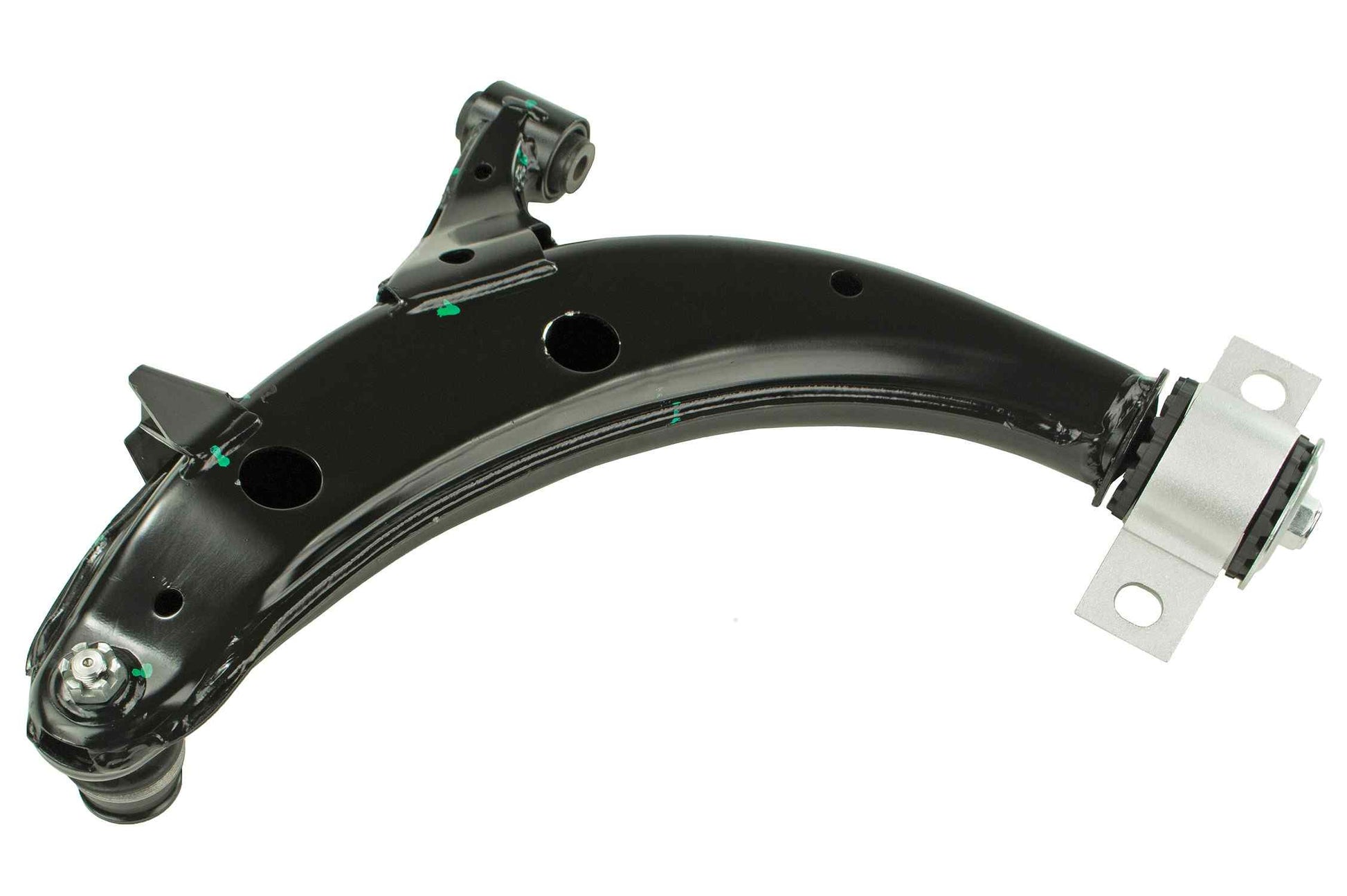 Front View of Front Right Suspension Control Arm and Ball Joint Assembly MEVOTECH CMS801040