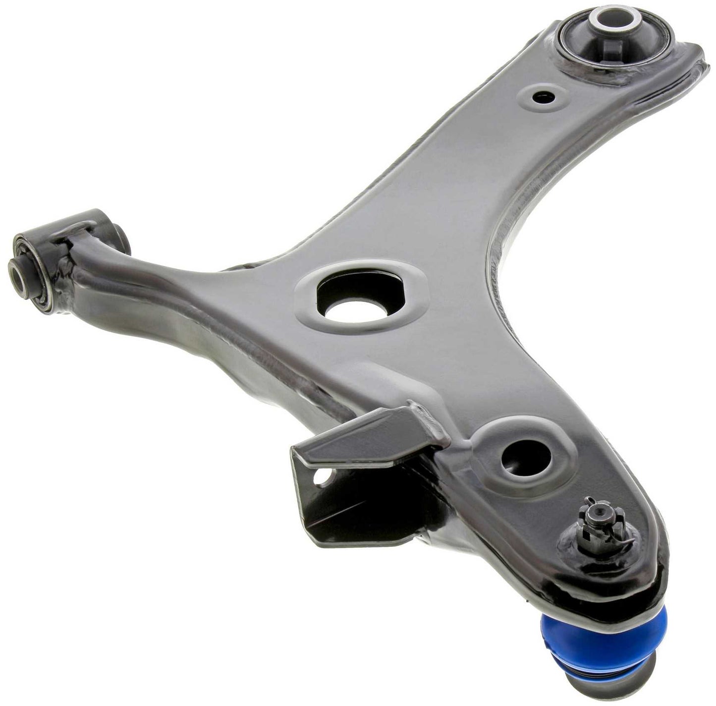 Front View of Front Right Suspension Control Arm and Ball Joint Assembly MEVOTECH CMS801052