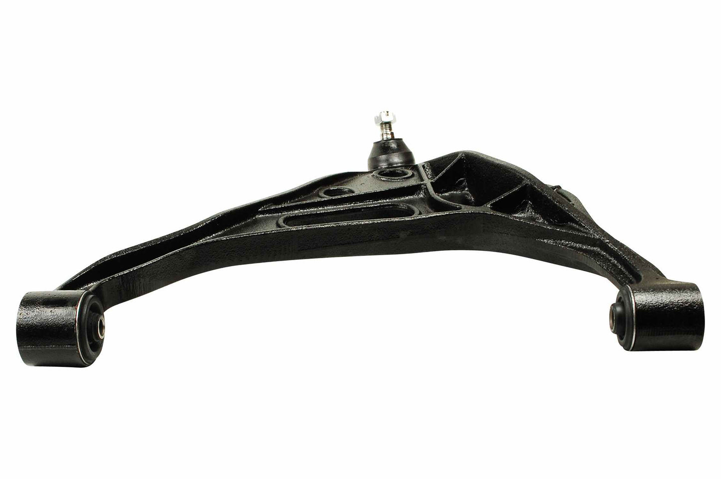 Angle View of Front Left Suspension Control Arm and Ball Joint Assembly MEVOTECH CMS80105