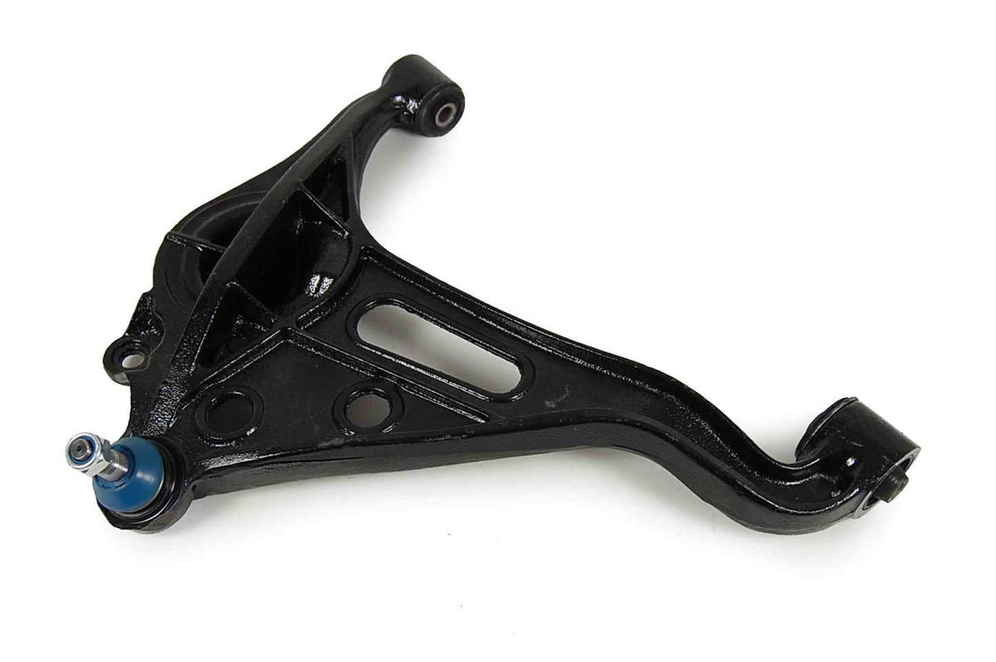 Front View of Front Left Suspension Control Arm and Ball Joint Assembly MEVOTECH CMS80105