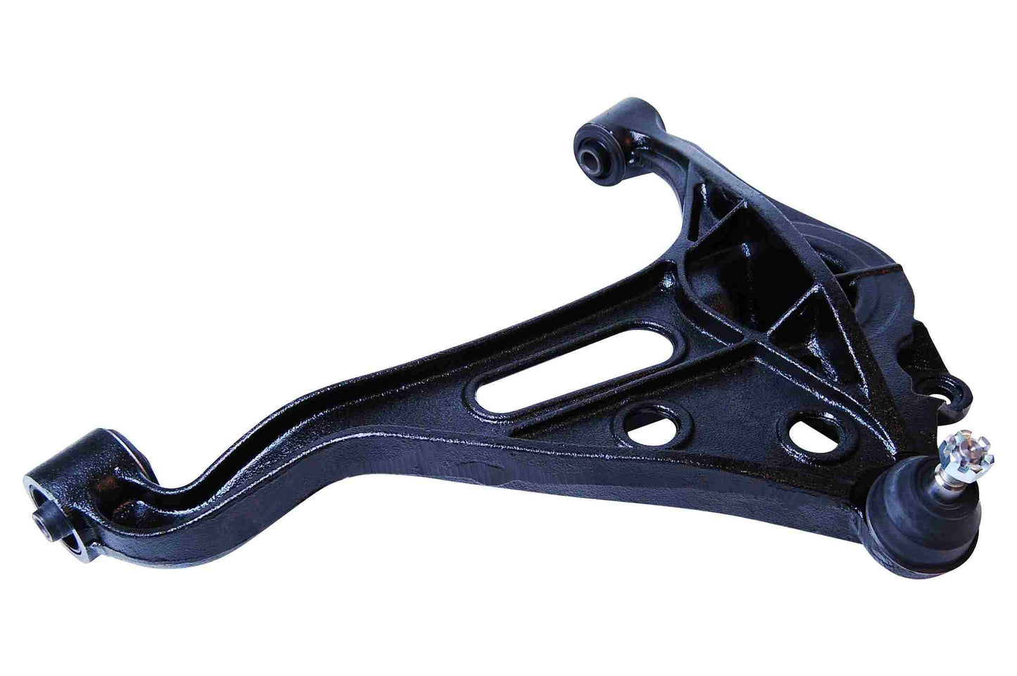 Front View of Front Right Suspension Control Arm and Ball Joint Assembly MEVOTECH CMS80106