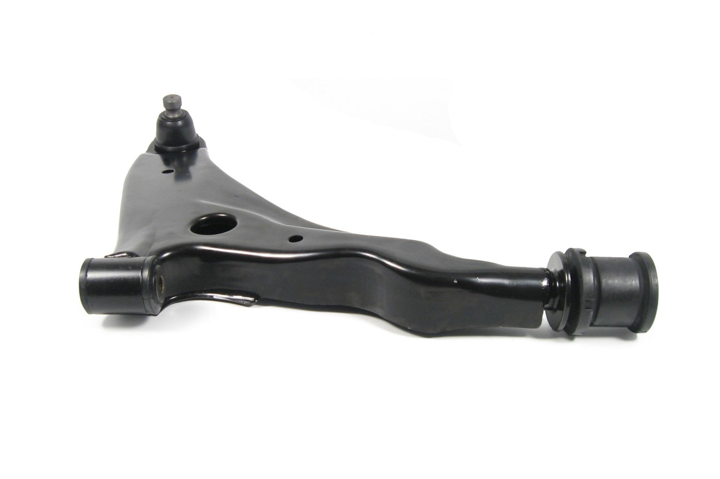 Angle View of Front Right Suspension Control Arm and Ball Joint Assembly MEVOTECH CMS80110