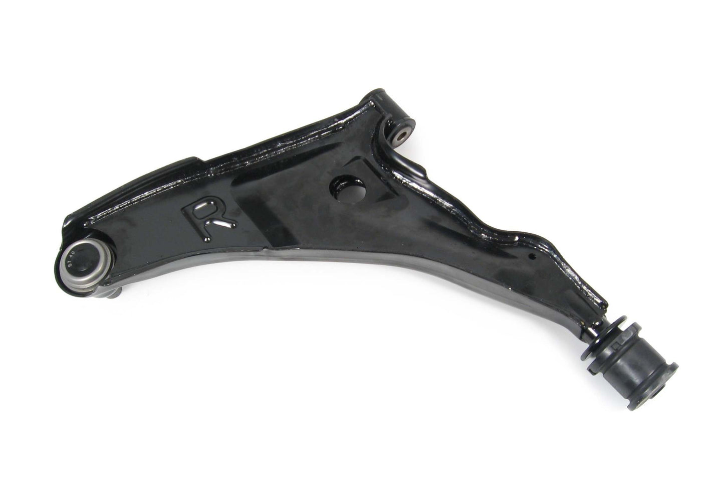 Back View of Front Right Suspension Control Arm and Ball Joint Assembly MEVOTECH CMS80110