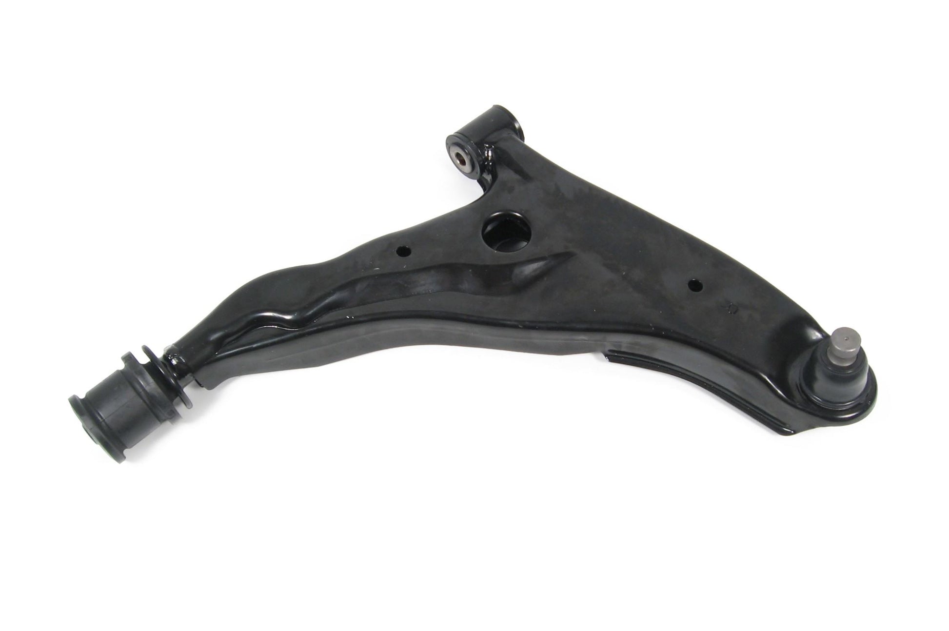 Front View of Front Right Suspension Control Arm and Ball Joint Assembly MEVOTECH CMS80110