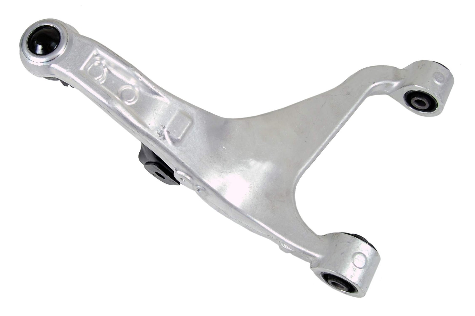 Back View of Rear Upper Right Suspension Control Arm and Ball Joint Assembly MEVOTECH CMS801124