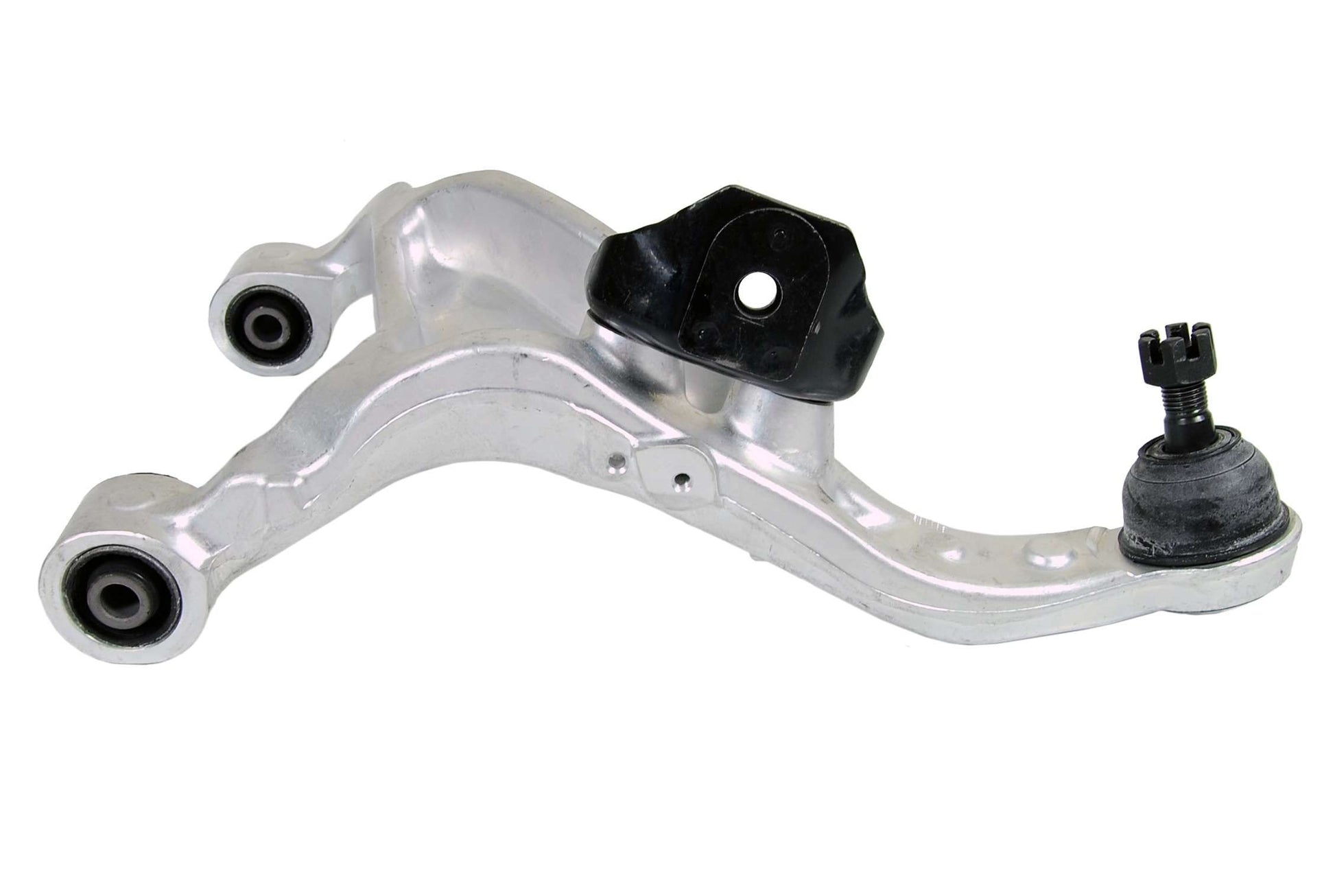 Side View of Rear Upper Right Suspension Control Arm and Ball Joint Assembly MEVOTECH CMS801124