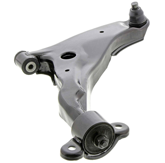 Angle View of Front Right Suspension Control Arm and Ball Joint Assembly MEVOTECH CMS80112