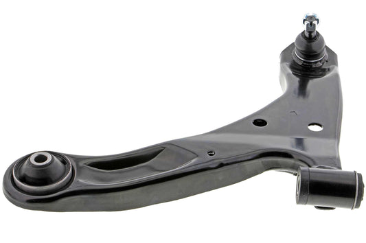 Angle View of Front Left Suspension Control Arm and Ball Joint Assembly MEVOTECH CMS80113