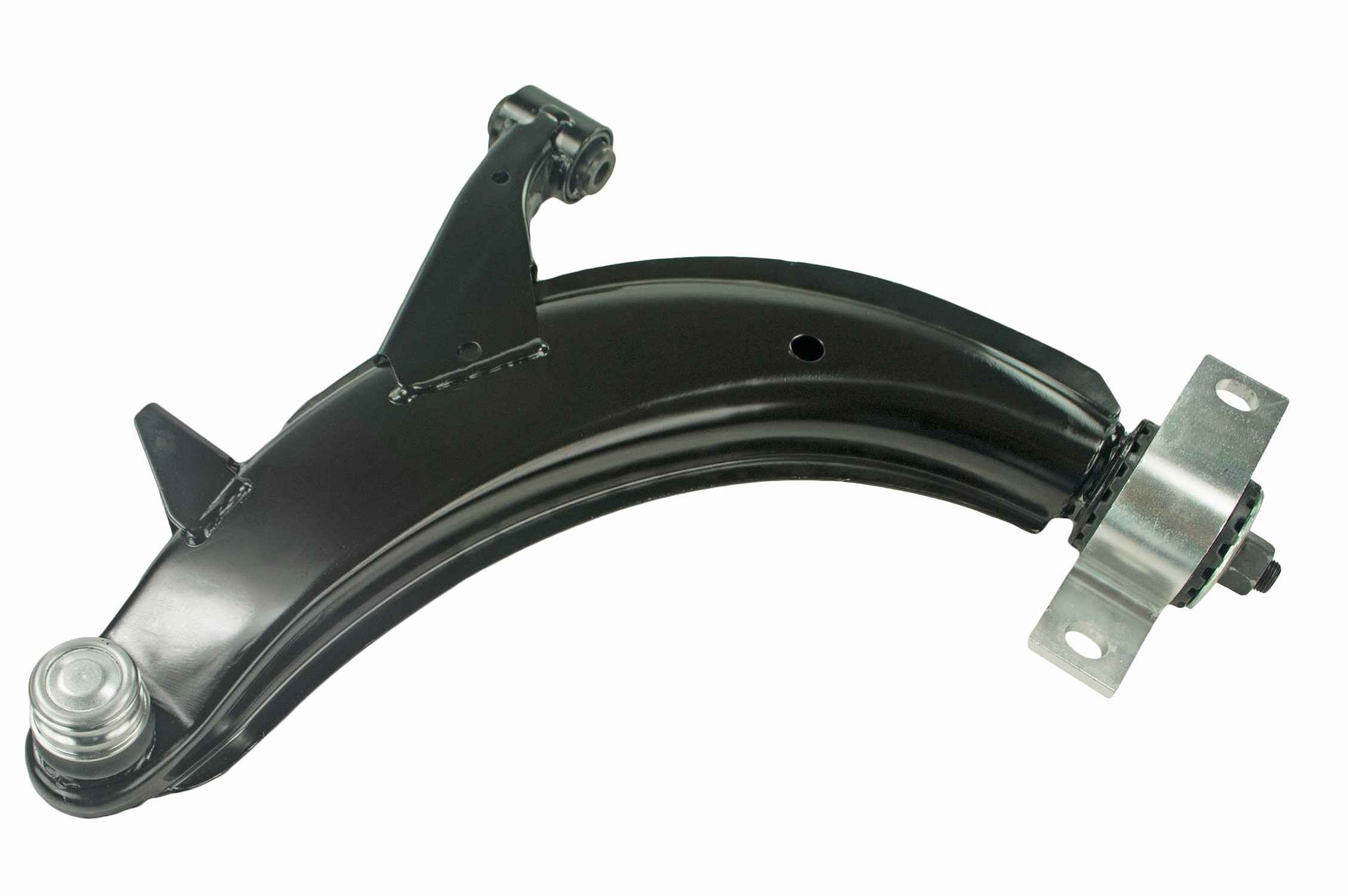 Back View of Front Left Suspension Control Arm and Ball Joint Assembly MEVOTECH CMS801142