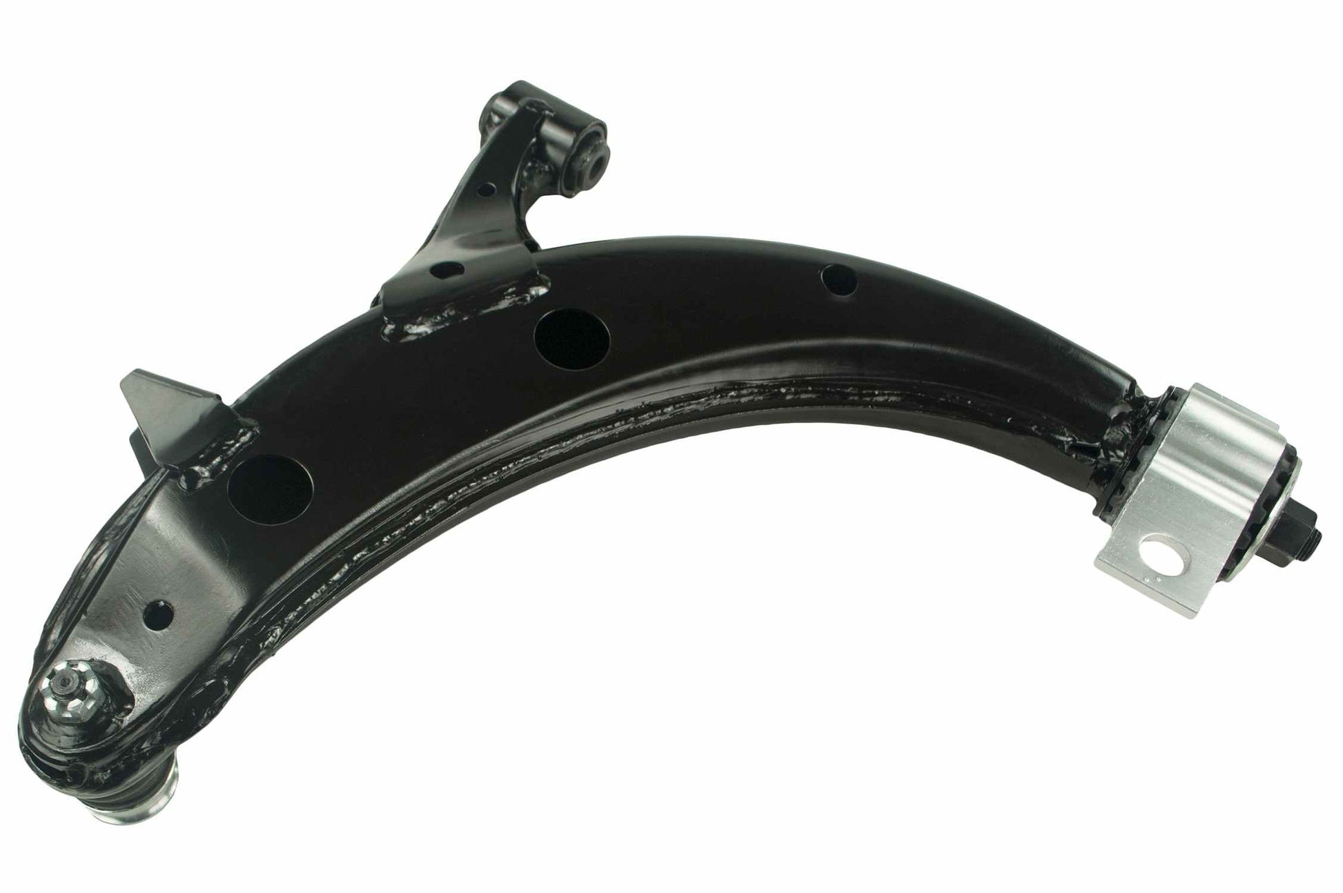 Front View of Front Right Suspension Control Arm and Ball Joint Assembly MEVOTECH CMS801143