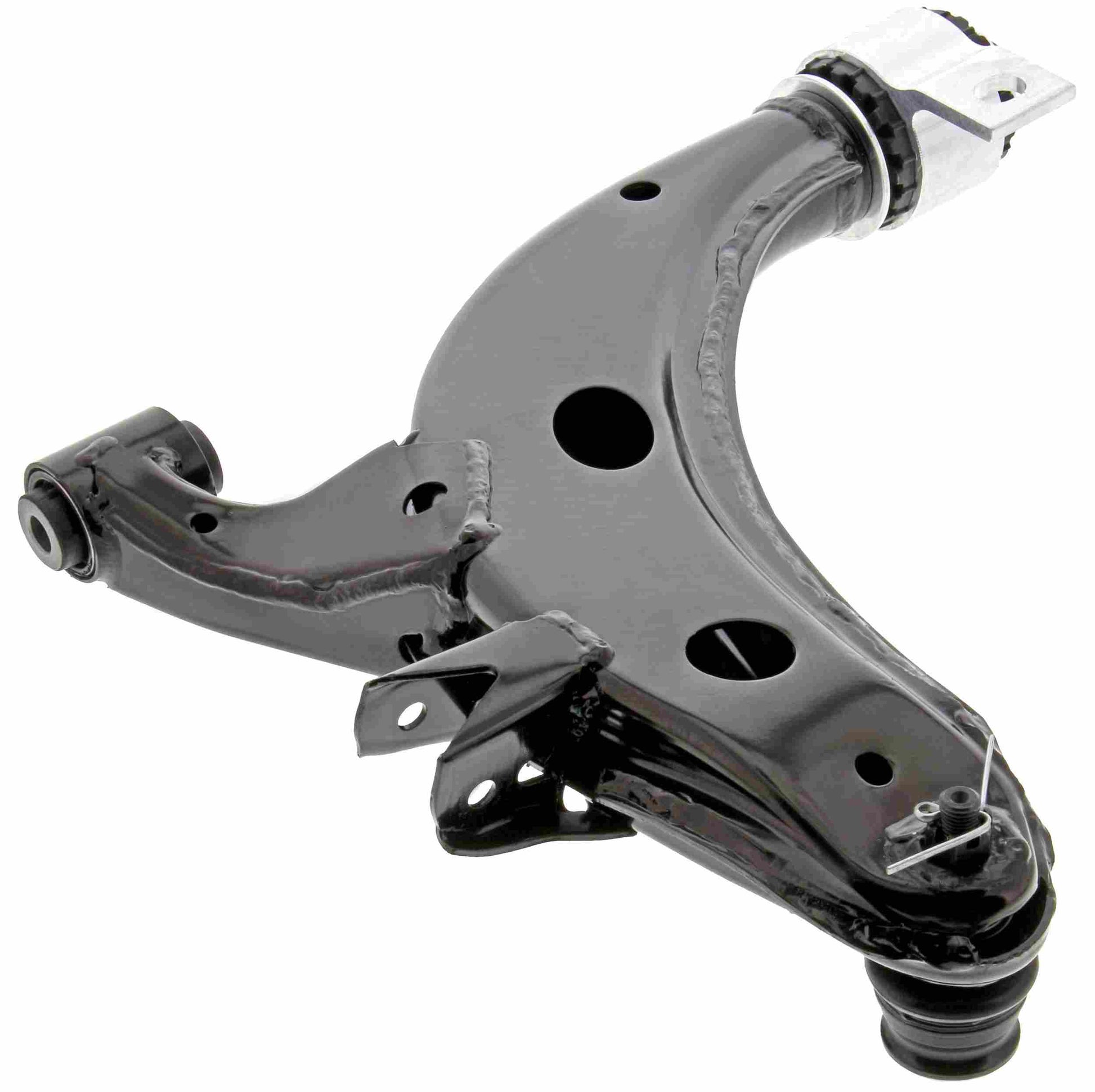 Front View of Front Right Suspension Control Arm and Ball Joint Assembly MEVOTECH CMS801149