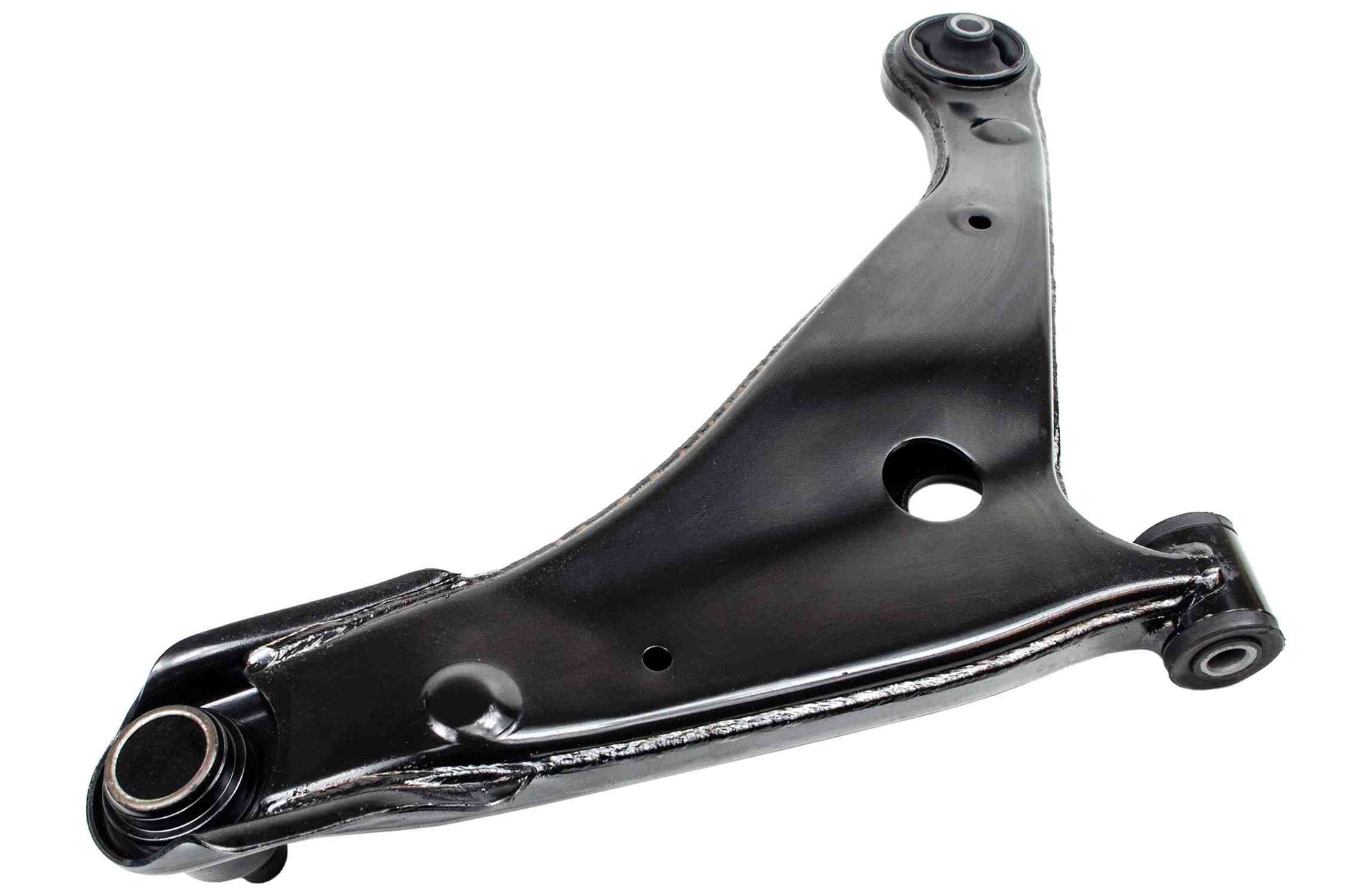 Back View of Front Left Suspension Control Arm and Ball Joint Assembly MEVOTECH CMS801154