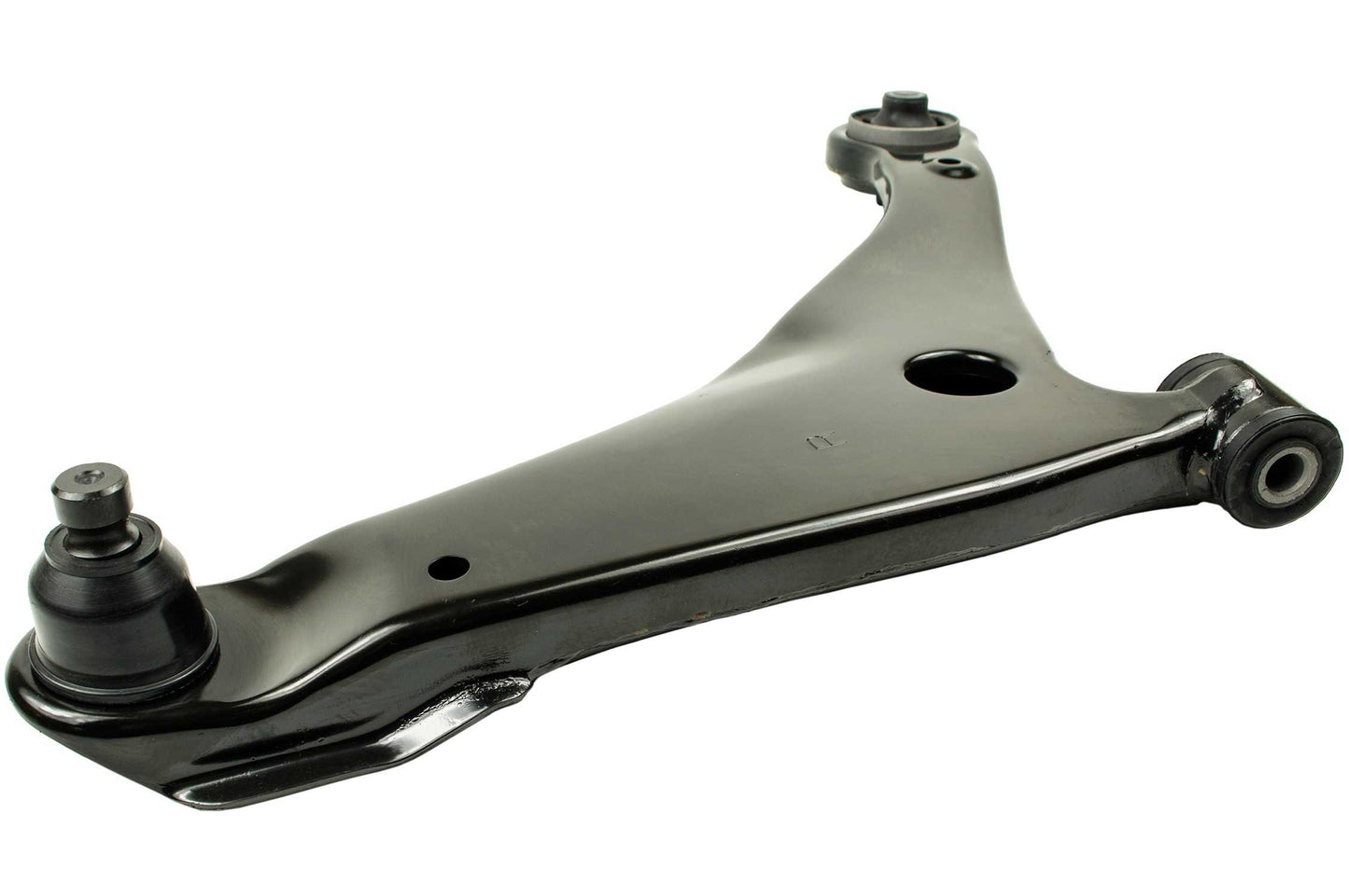 Side View of Front Right Suspension Control Arm and Ball Joint Assembly MEVOTECH CMS801155