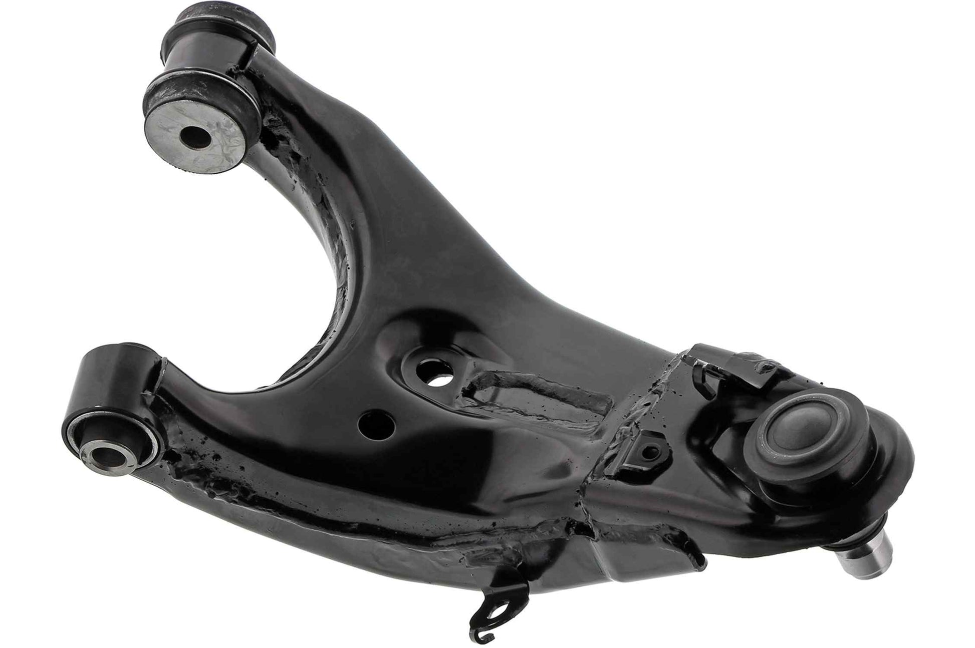 Back View of Rear Upper Left Suspension Control Arm and Ball Joint Assembly MEVOTECH CMS801177