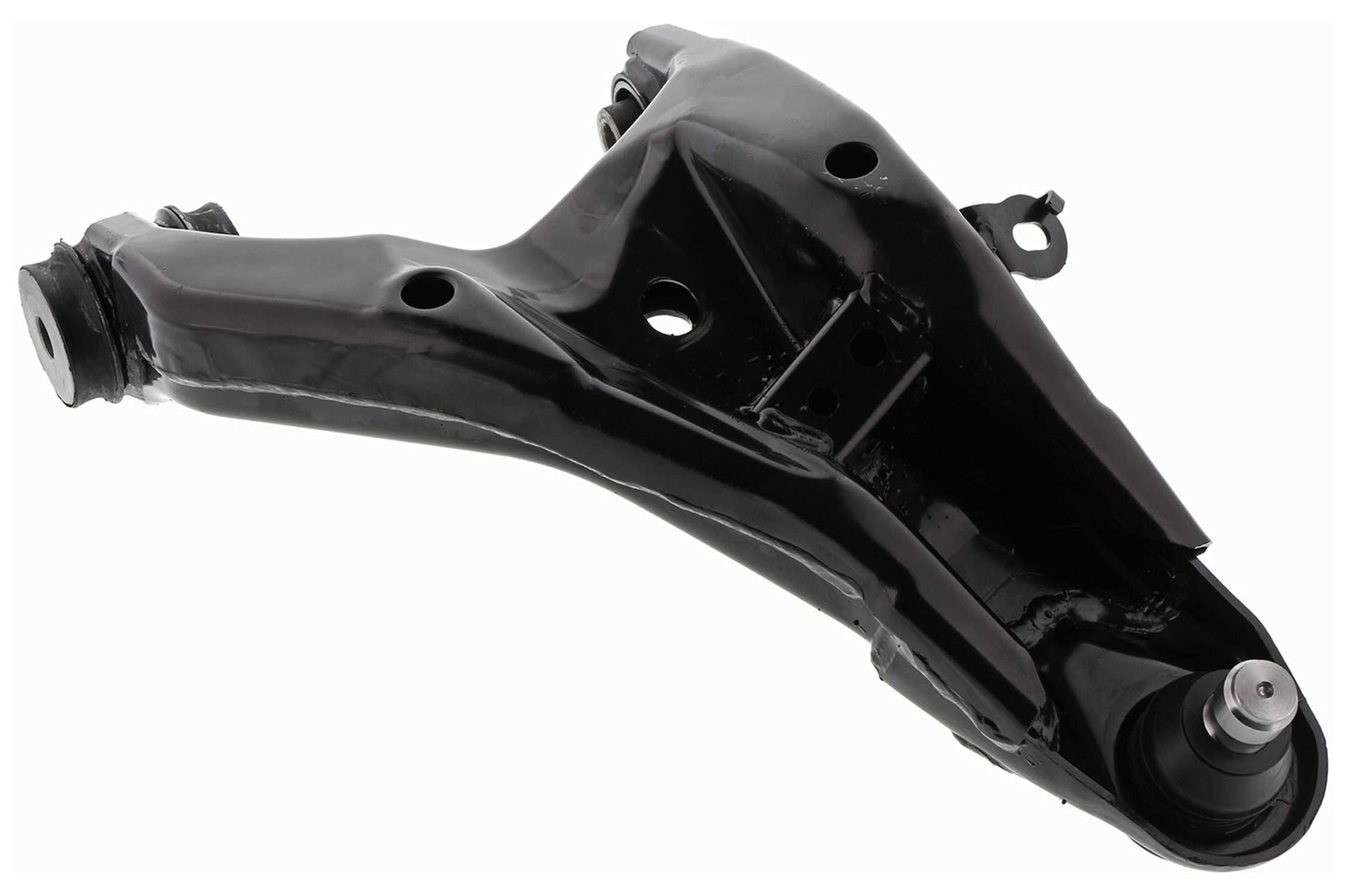 Front View of Rear Upper Left Suspension Control Arm and Ball Joint Assembly MEVOTECH CMS801177