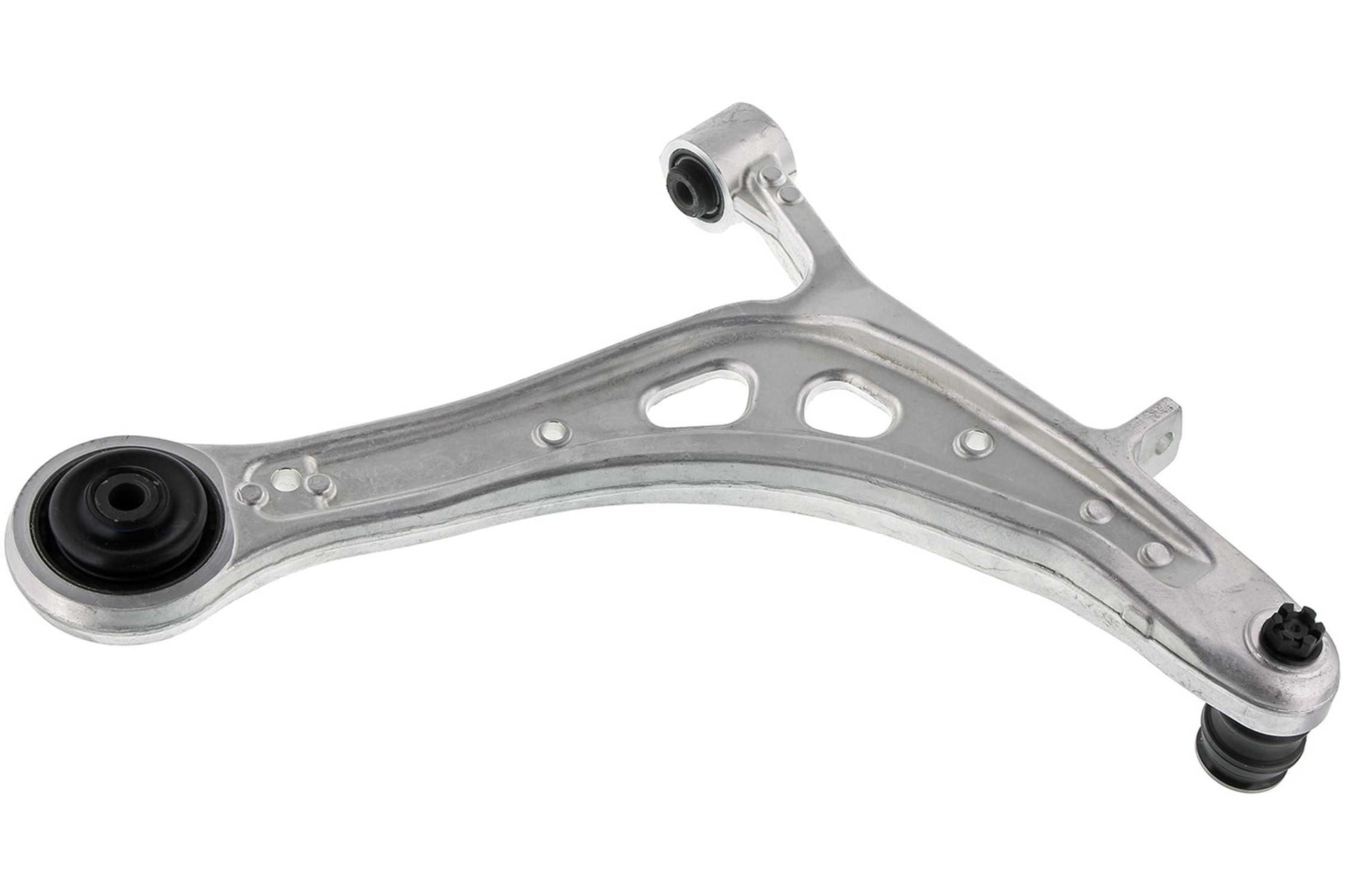 Front View of Front Left Suspension Control Arm and Ball Joint Assembly MEVOTECH CMS801178