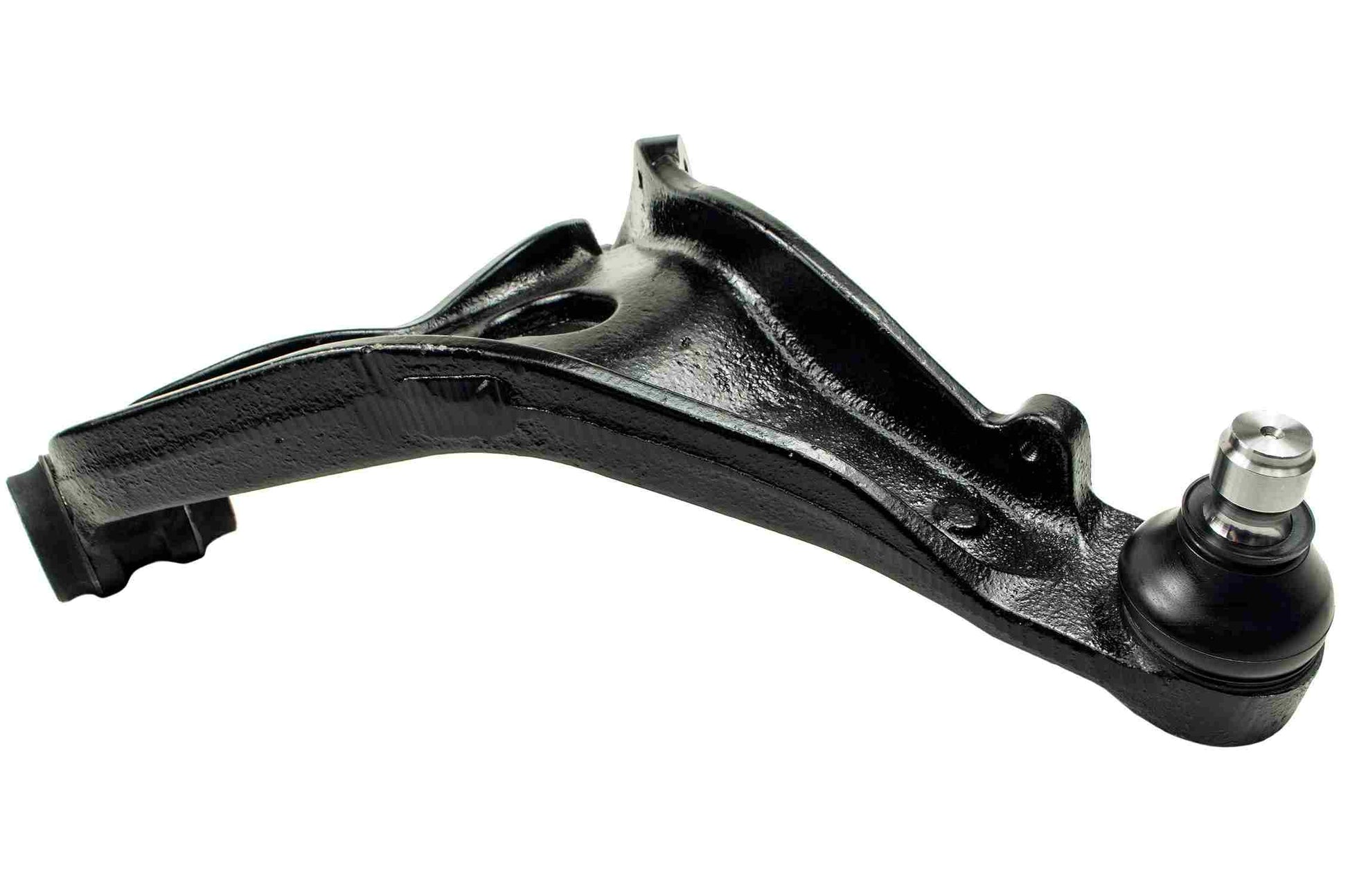 Side View of Rear Upper Left Suspension Control Arm and Ball Joint Assembly MEVOTECH CMS801180