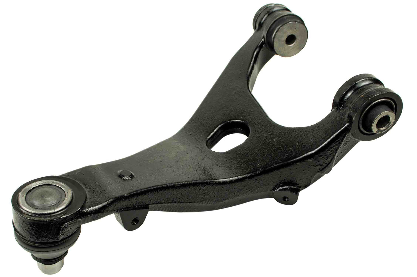 Back View of Rear Upper Right Suspension Control Arm and Ball Joint Assembly MEVOTECH CMS801181