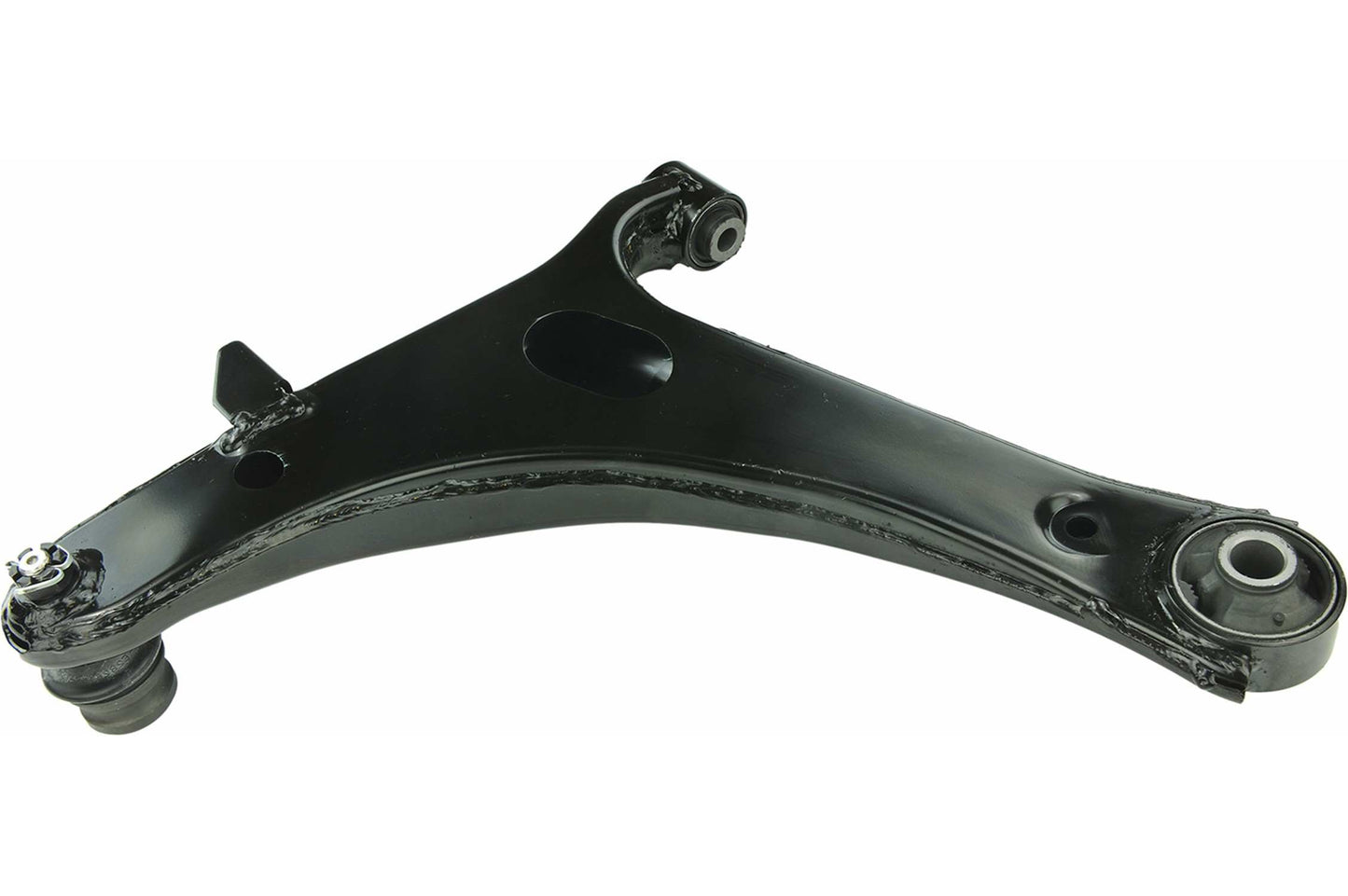 Front View of Front Right Suspension Control Arm and Ball Joint Assembly MEVOTECH CMS801192