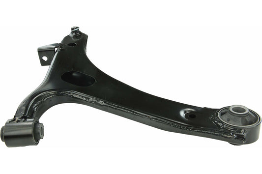 Angle View of Front Left Suspension Control Arm and Ball Joint Assembly MEVOTECH CMS801193