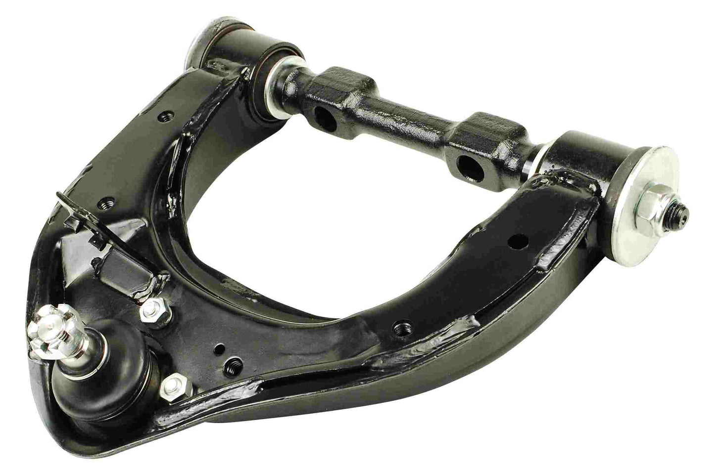 Front View of Front Upper Left Suspension Control Arm and Ball Joint Assembly MEVOTECH CMS80126